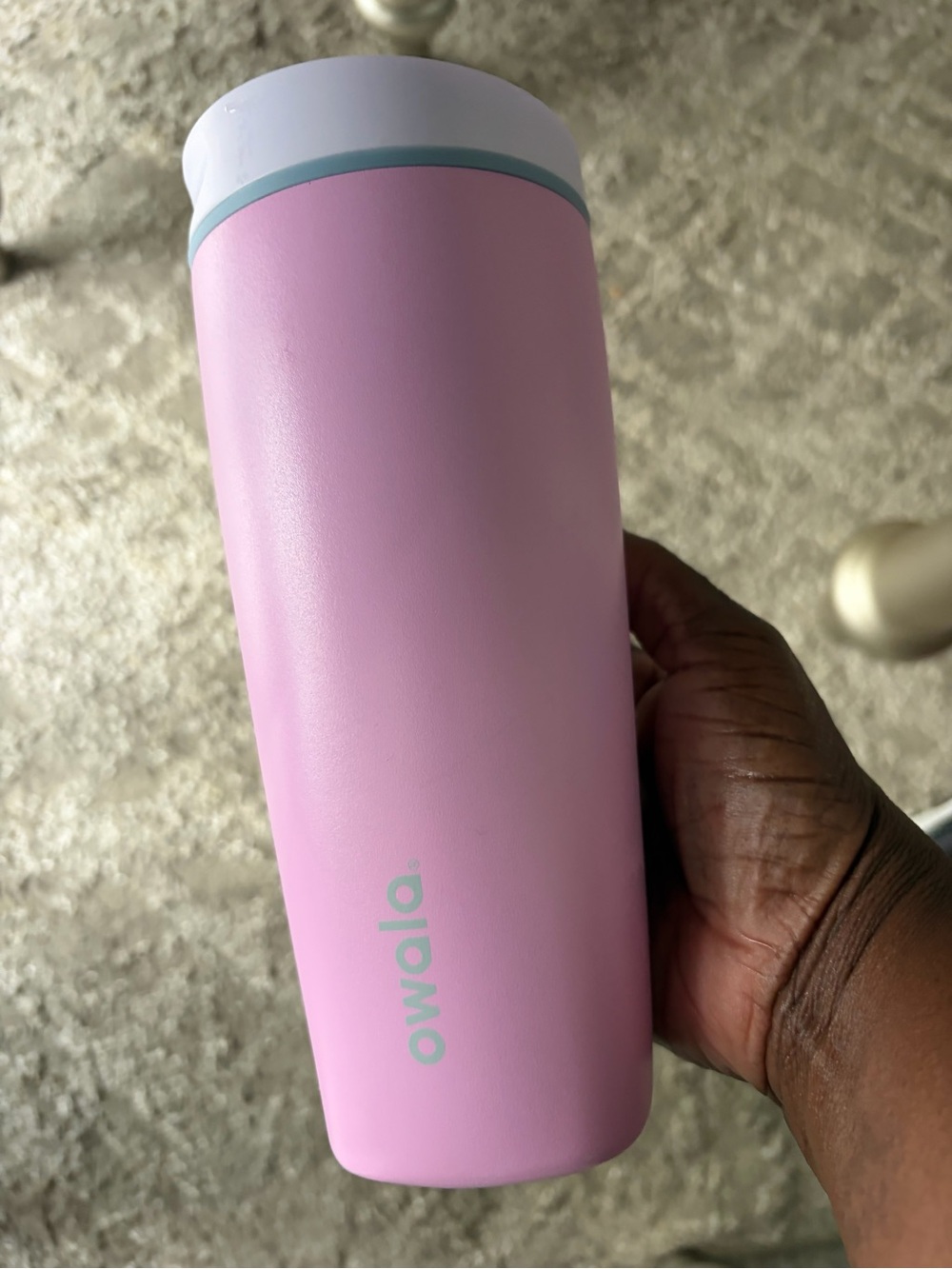 Owala Pink Insulated Tumbler with Leak-Resistant Lid